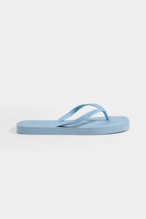 Square-Toe Flip Flops