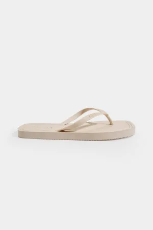 Square-Toe Flip Flops