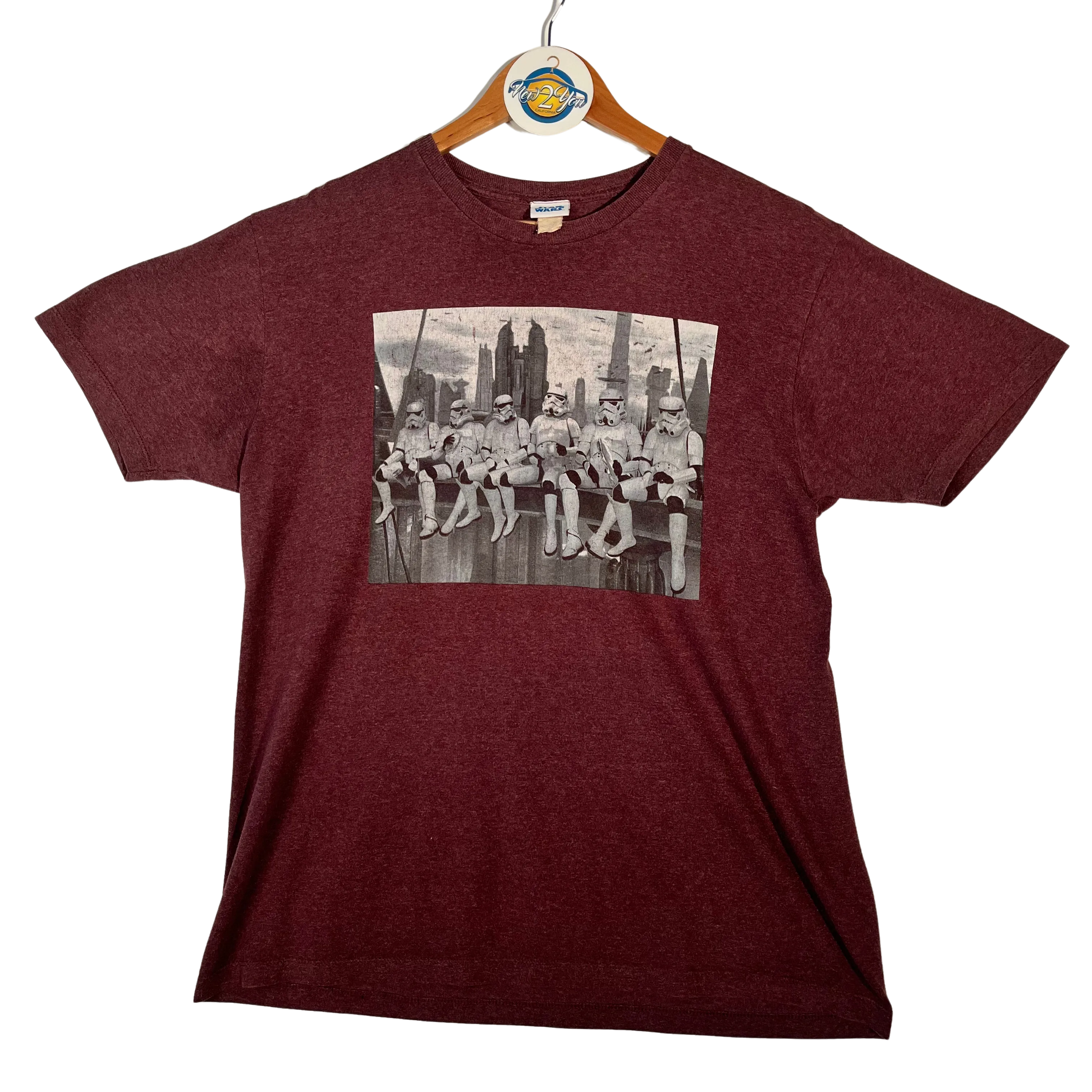 Star Wars Stormtroopers Sitting On A Beam Graphic Art Tee