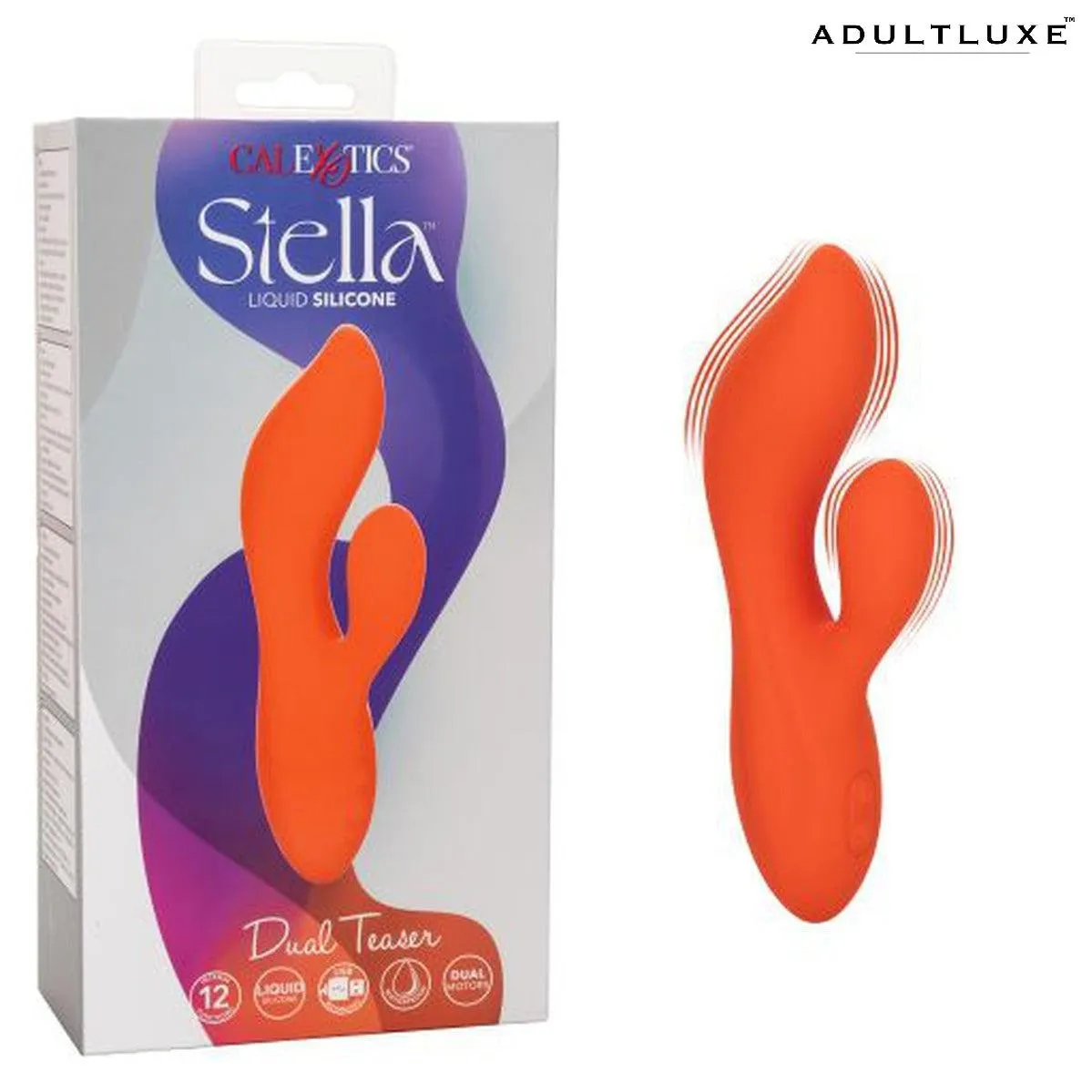Stella Liquid Silicone Dual Teaser Rabbit Vibrator