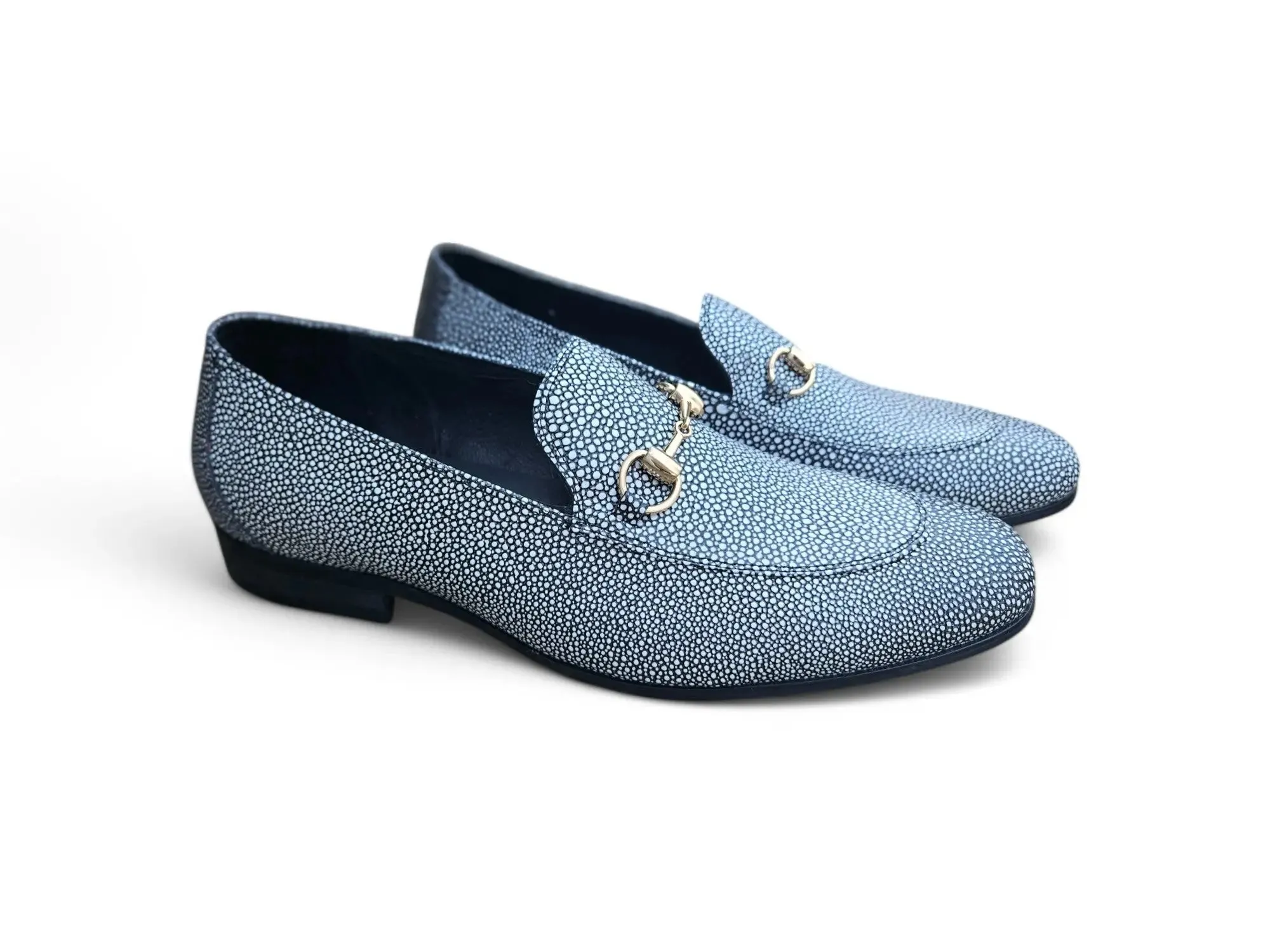 Stingray Embossed Horsebit Loafer