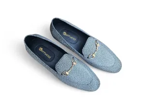 Stingray Embossed Horsebit Loafer