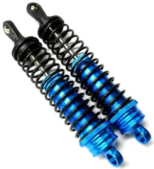 T81003B 1/8 Scale RC Front Shock Absorber Damper x 2 110mm Long Light Blue HSP