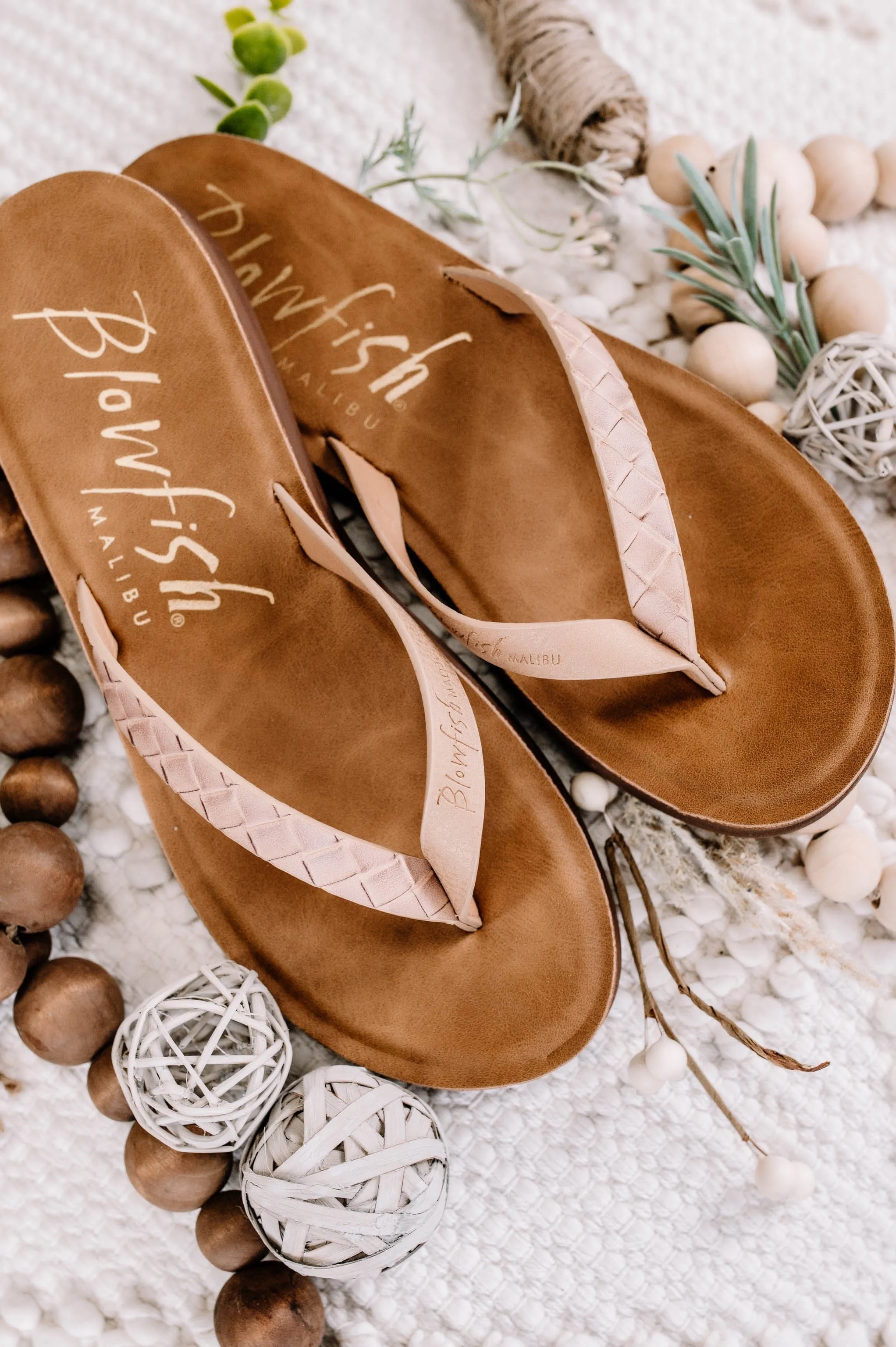 Taupe Mesa Blowfish Flip Flops