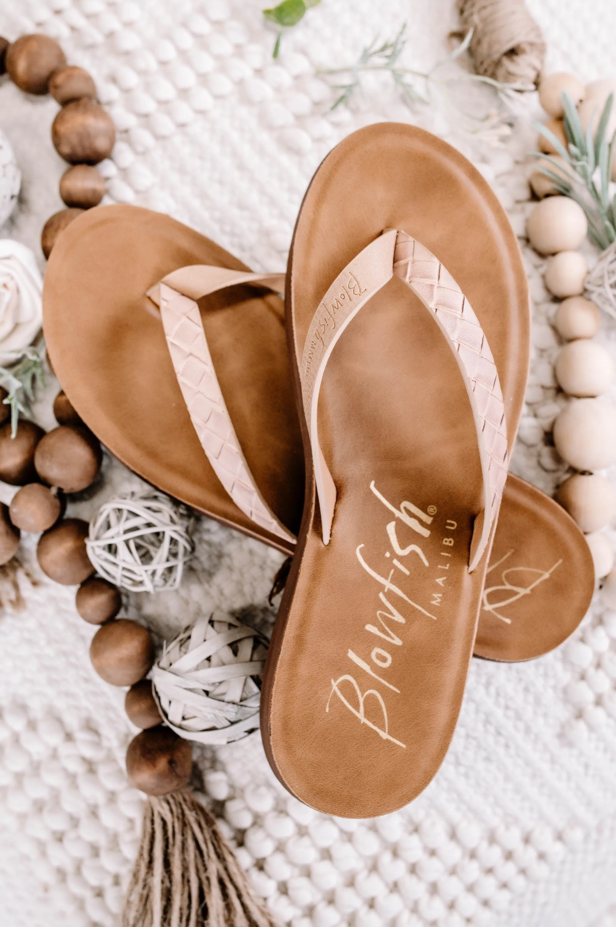 Taupe Mesa Blowfish Flip Flops