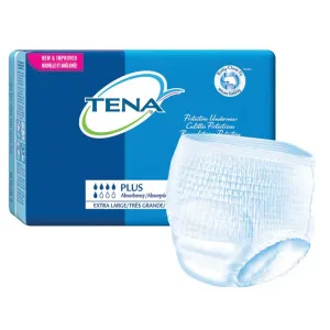 TENA PROT UNDRW PLS ABSORB XLG Size: 4X15