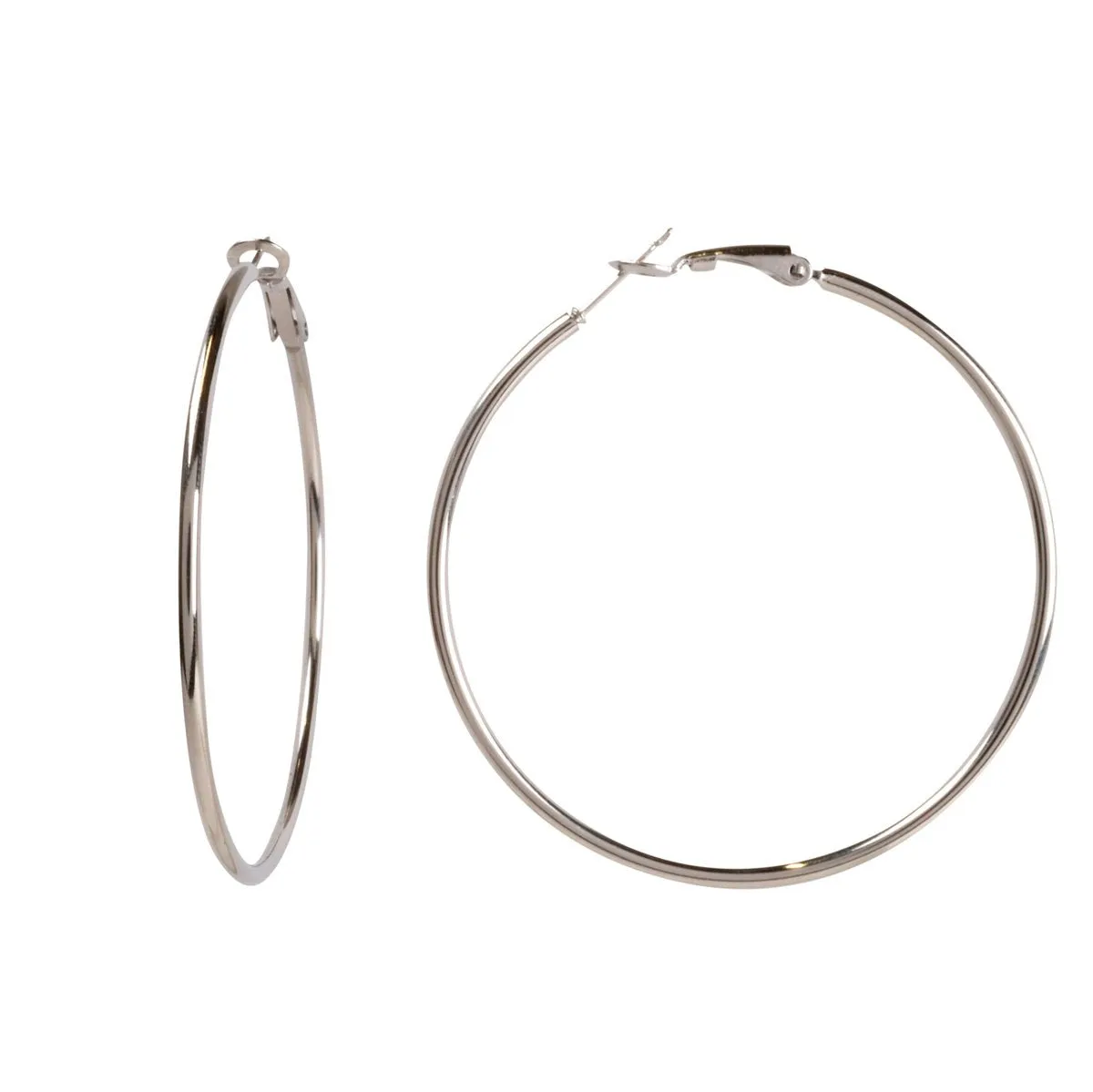 Teräs korvarenkaat 6,3cm 2mm