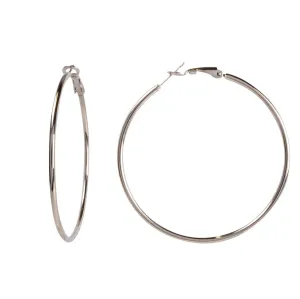Teräs korvarenkaat 6,3cm 2mm