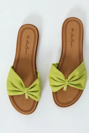 Thong Sandal On Comfort Outsole - Green