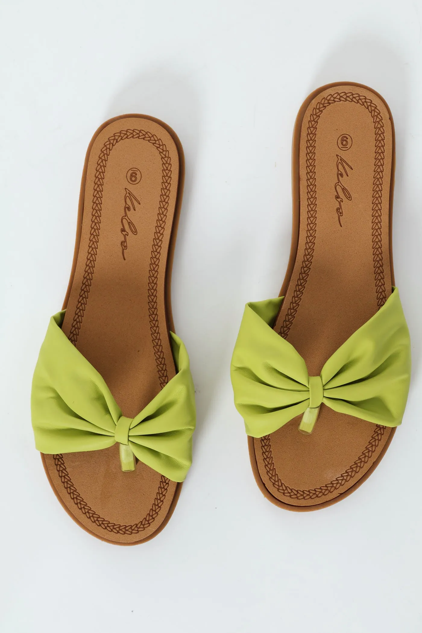 Thong Sandal On Comfort Outsole - Green