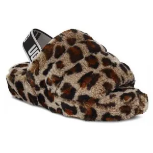 Ugg Kids Fluff Yeah slippers- Leopard (Amphora)