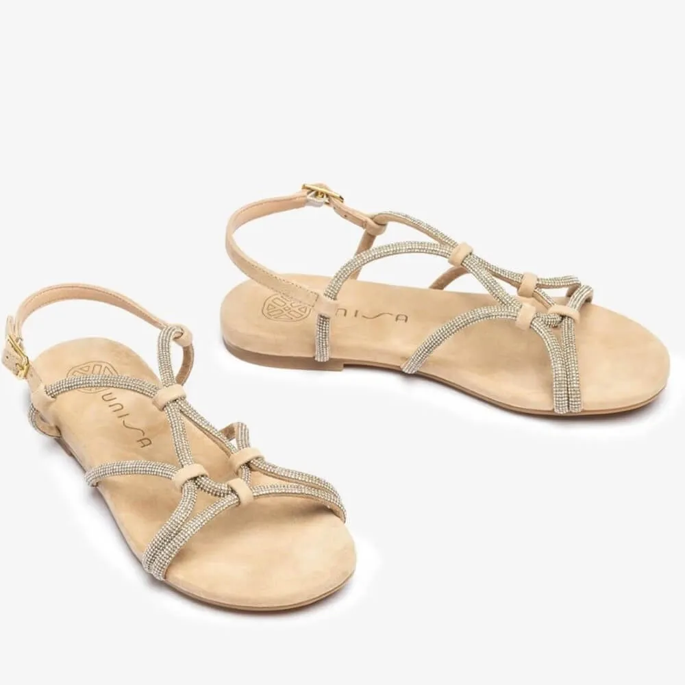 UNISA COOPER FLAT SANDAL NUDE