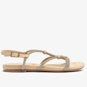 UNISA COOPER FLAT SANDAL NUDE