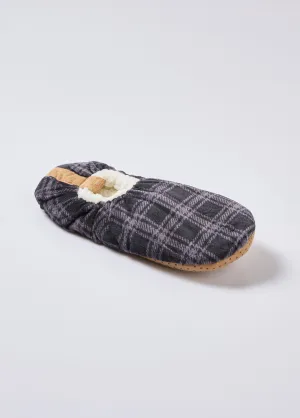 Warm Sherpa-lined slippers