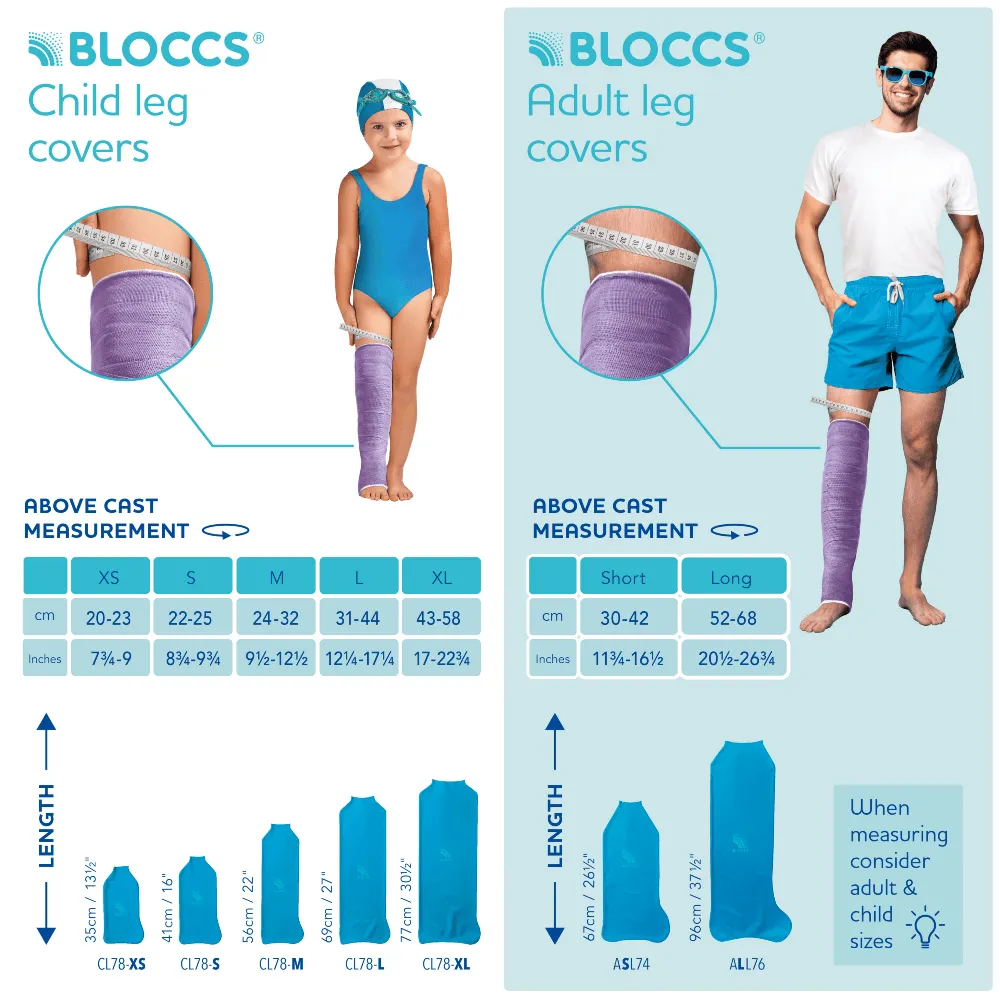 Waterproof Leg Cast Covers