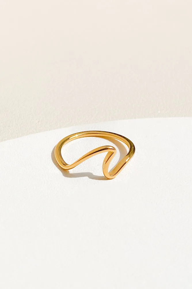 Wave Ring (Stainless Steel)