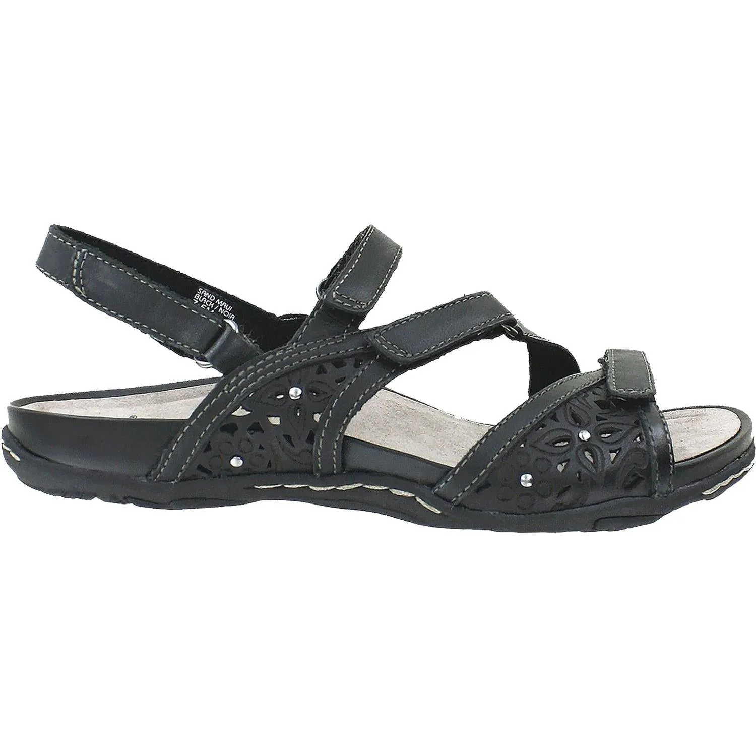 Women's Earth Maui Black Leather