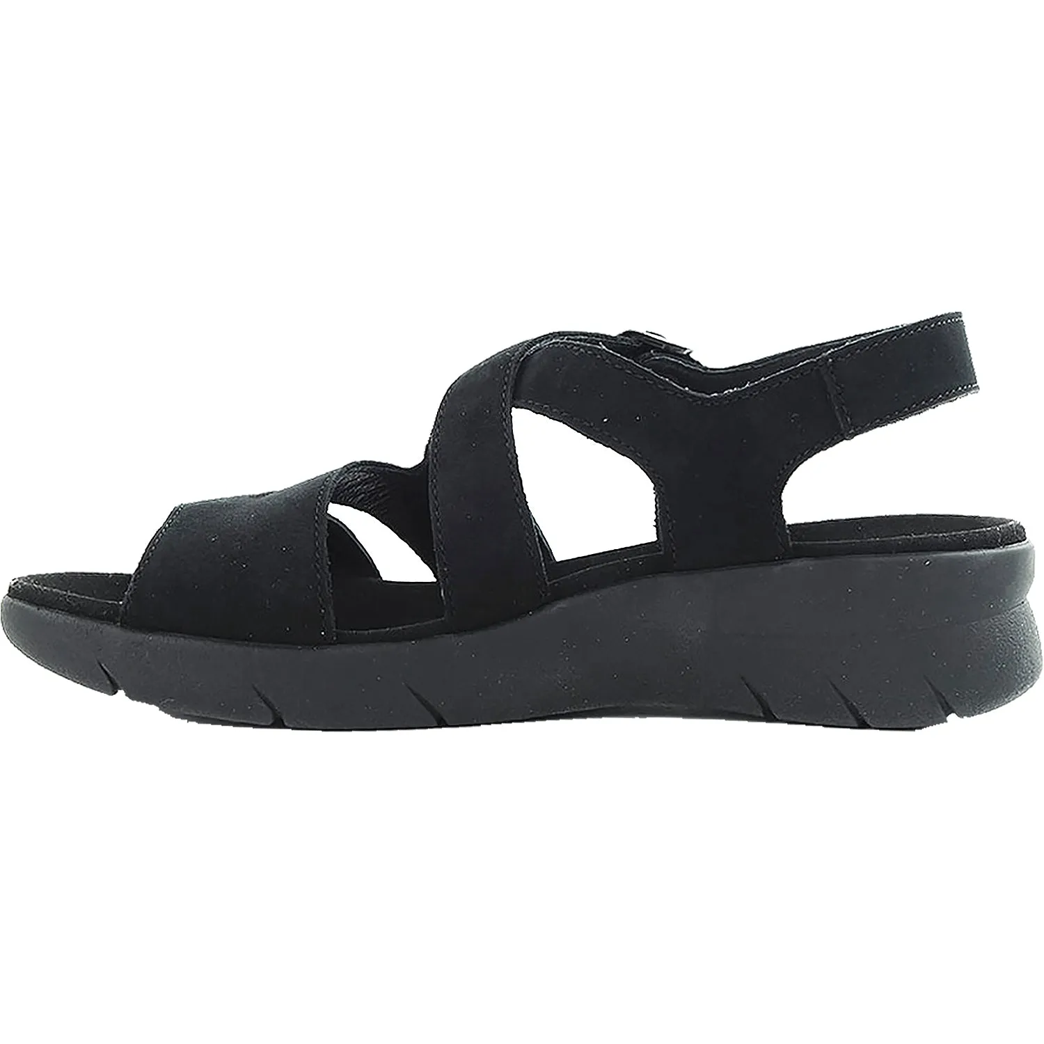 Women's Mephisto Eva Black Bucksoft Nubuck