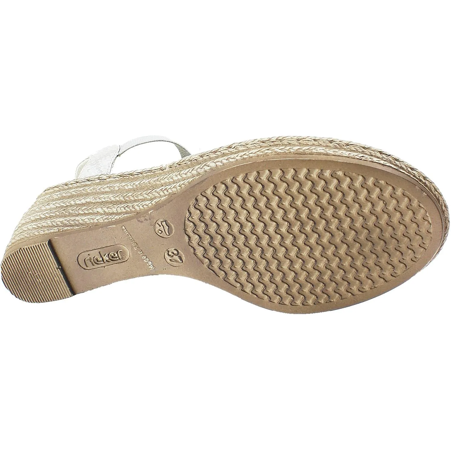 Women's Rieker 62459-80 White (Silver) Synthetic