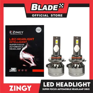 Zingy Car Headlight Intelligent Super Focus Auto Head Lamp, Turbo Led V16  9005 HB3 6000K